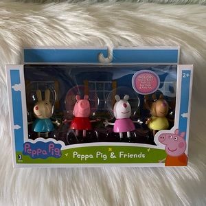 Peppa Pig & Friends 4 Mini Figure kids Toys New